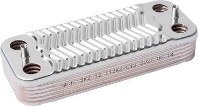 Теплообменник ГВС HR 12 пластин 192 x 160 (для Baxi Classic, Baltgaz)